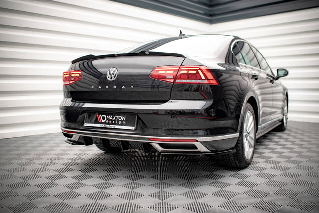 Maxton spoiler cap til Volkswagen Passat Sedan B8 Facelift – blank sort – billede 2 af 5