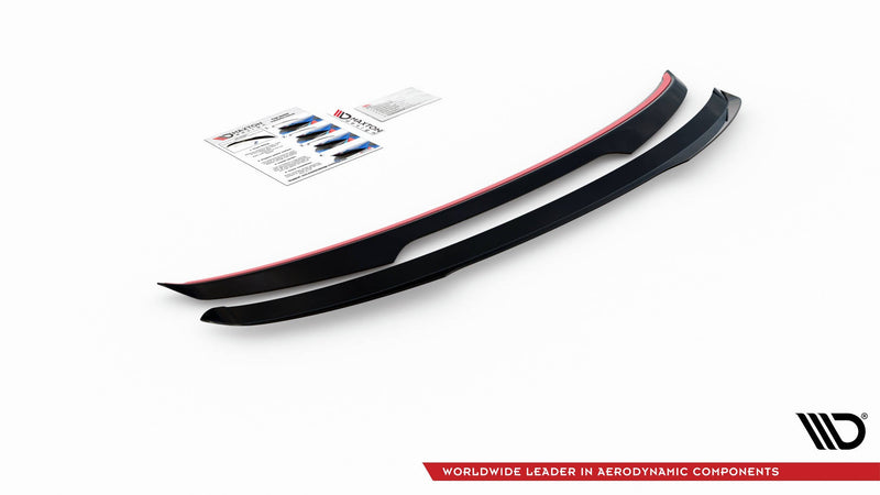 Maxton spoiler cap til Volkswagen T-Roc Mk1 – blank sort – billede 4 af 4