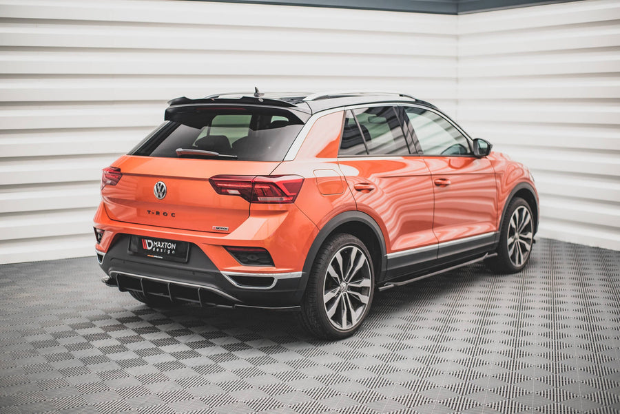 Maxton spoiler cap til Volkswagen T-Roc Mk1 – blank sort – billede 1 af 4