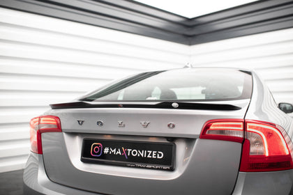 Maxton Spoiler Cap Volvo S60 R-Design Mk2 - Gloss Black