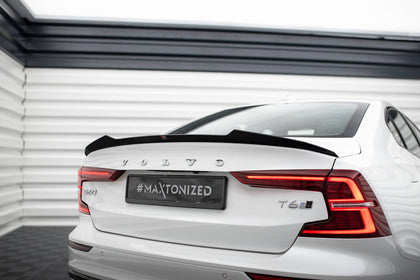Maxton spoiler cap til Volvo S60 R-Design Mk3 – blank sort – billede 1 af 5