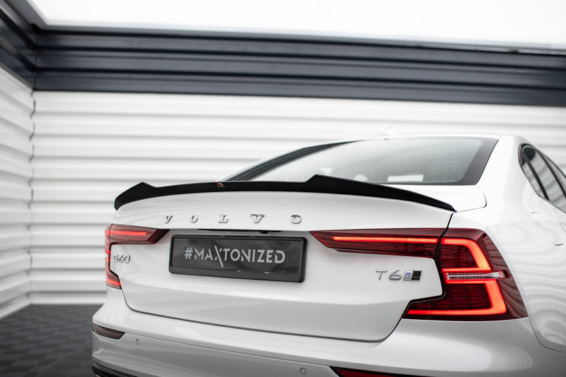 Maxton spoiler cap til Volvo S60 R-Design Mk3 – blank sort – billede 1 af 5