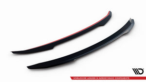 Maxton spoiler cap til Volvo S60 R-Design Mk3 – blank sort – billede 4 af 5