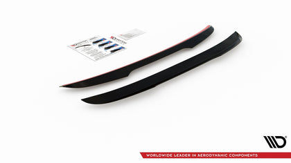 Maxton spoiler cap til Volvo V90 Mk2 – blank sort – billede 3 af 4