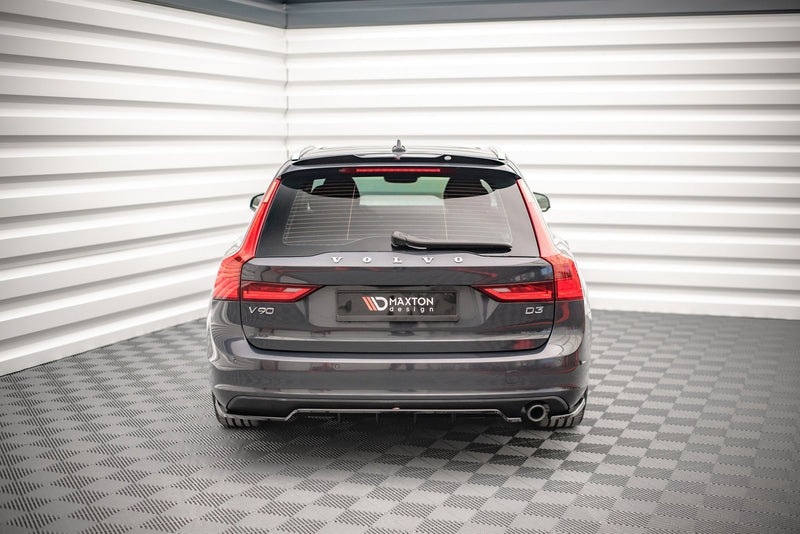 Maxton spoiler cap til Volvo V90 Mk2 – blank sort – billede 2 af 4