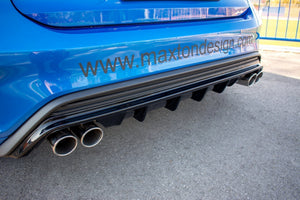 Maxton Rear Valance Ford Focus Mk4 St-Line - Gloss Black