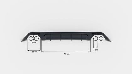 Maxton Rear Valance Ford Focus Mk4 St-Line - Gloss Black