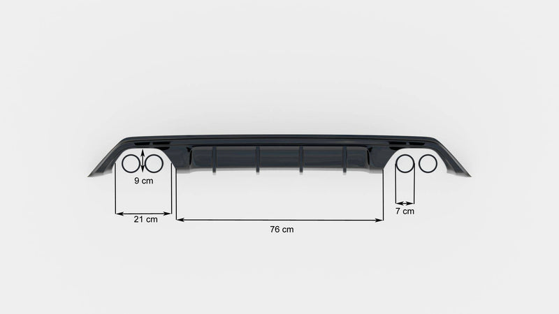 Maxton Rear Valance Ford Focus Mk4 St-Line - Gloss Black