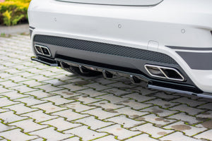 Maxton rear valance til Mercedes A45 AMG W176 – blank sort – billede 1 af 7