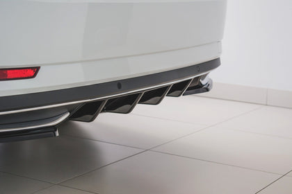 Maxton rear valance til Skoda Superb Liftback / Combi Mk3 Facelift – blank sort – billede 3 af 7