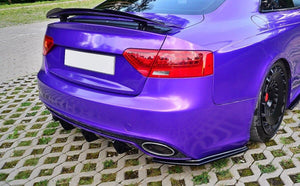 Maxton rear valance til Audi RS5 Mk1 (8T) Facelift – blank sort – billede 3 af 6