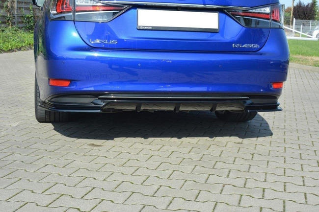 Maxton rear valance til Lexus GS Mk4 Facelift H – blank sort – billede 1 af 5