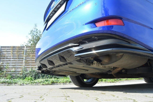 Maxton rear valance til Lexus GS Mk4 Facelift H – blank sort – billede 2 af 5