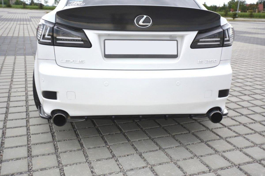 Maxton rear valance til Lexus IS Mk2 – blank sort – billede 1 af 7