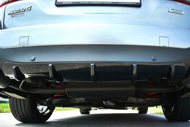 Maxton rear valance til Mazda 6 GJ (Mk3) – blank sort – billede 2 af 6