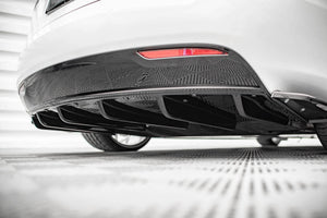 Maxton Rear Valance Tesla Model S Facelift - Gloss Black