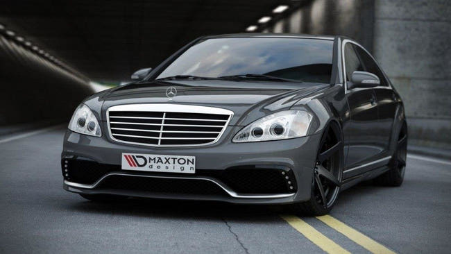 Maxton Front Bumper Mercedes S W221 (Look W205) - Not primed