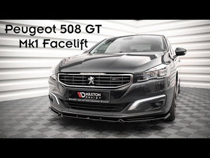 Maxton sideskørter til Peugeot 508 GT Mk1 Facelift – blank sort – video