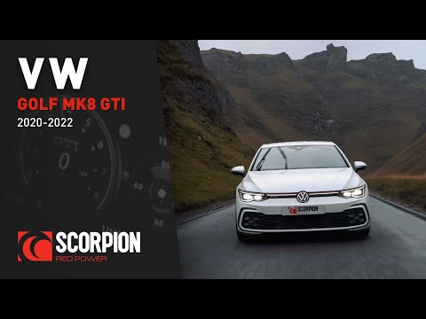 Scorpion DE-CAT Turbo Downpipe - VW MK8 Golf GTI Clubsport, video