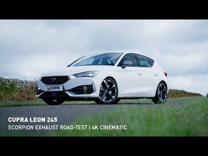 Scorpion mellemrør til CUPRA Leon 245, video