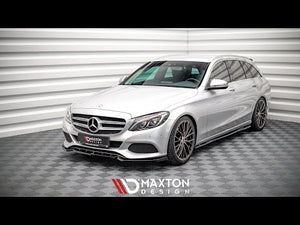 Maxton sideskørter til Mercedes-Benz C W205 – blank sort – video