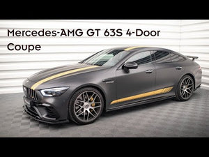 Maxton sideskørter til Mercedes-AMG GT 63S 4-Door Coupe X290 – blank sort – video