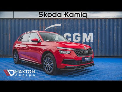 Maxton sideskørter til Skoda Kamiq – blank sort – video