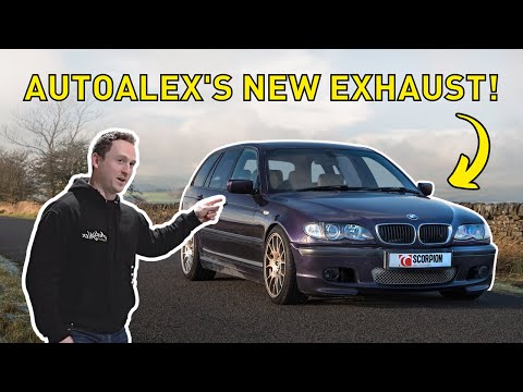 Scorpion cat-back udstødning til BMW E46 – resoneret, video