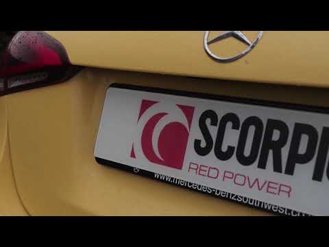Scorpion GPF Delete - Mercedes A-Class, video