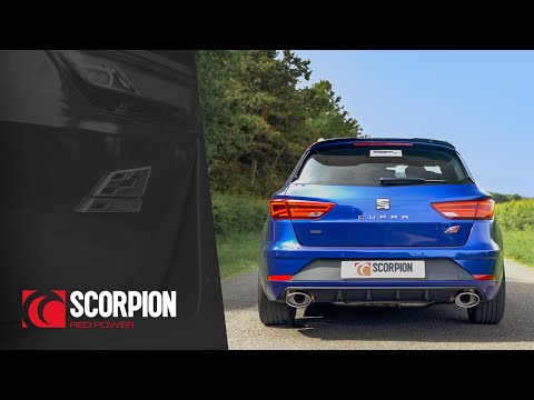 Scorpion GPF-back udstødning til Seat Leon – resoneret, video