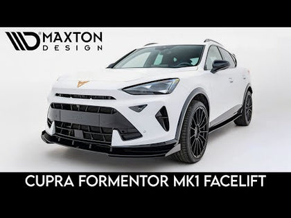 Maxton side splitters til Cupra Formentor Mk1 Facelift – blank sort – video