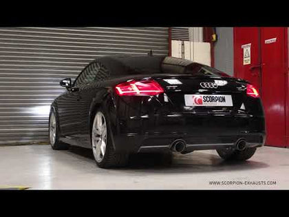 Scorpion cat-back udstødning til Audi TT – resoneret, video