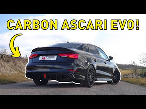 Scorpion GPF-back udstødning til Audi S3 – ikke-resoneret, video