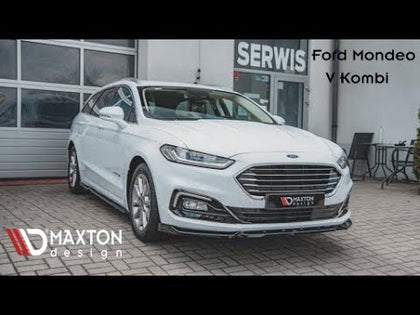 Maxton sideskørter til Ford Mondeo Mk5 Facelift/Preface – blank sort – video