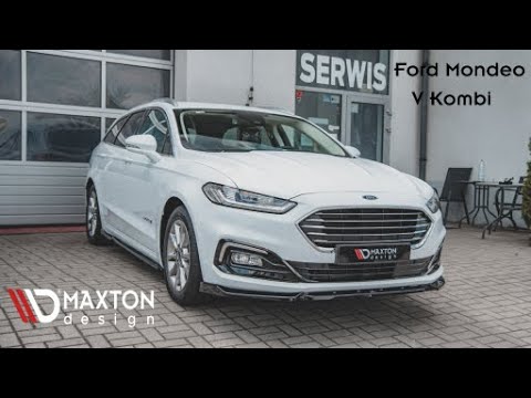 Maxton sideskørter til Ford Mondeo Mk5 Facelift/Preface – blank sort – video
