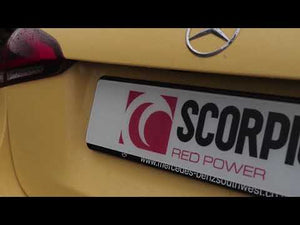 Scorpion GPF-back udstødning til Mercedes A-Class med ventiler, video