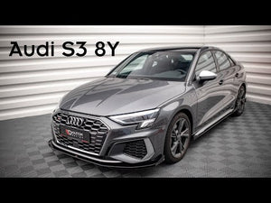 Maxton Side Flaps Audi S3/A3 S-Line 8Y - video