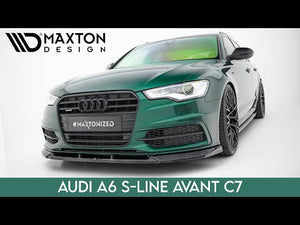Maxton Rear Valance Audi A6 S-line Avant C7 - video