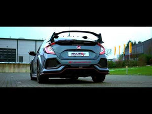 Lydprøve: Milltek cat-back udstødning til Honda Civic Type R FK8 2.0 i-VTEC, race