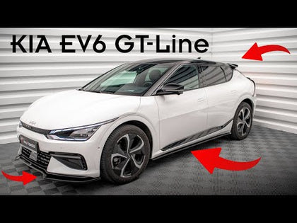 Maxton Side Skirts Diffusers Kia Ev6 Gt-Line Mk1 - Gloss Black - video