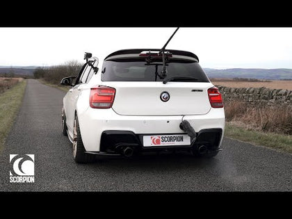 Scorpion cat-back udstødning til BMW M135i F20/F21 med ventiler, video