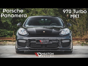 Maxton sideskørter til Porsche Panamera Turbo 970 Facelift – blank sort – video