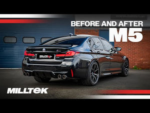 Lydprøve: Milltek cat-back udstødning til BMW 5 Series M5 & M5 Competition 4.4l Twin Turbo F90