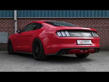 Scorpion cat-back udstødning til Ford Mustang – resoneret, video