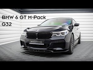 Maxton rear splitter til BMW 6 GT G32 M-Pack – blank sort – video