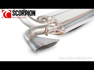 Scorpion cat-back udstødning til Opel Astra J VXR – resoneret, video