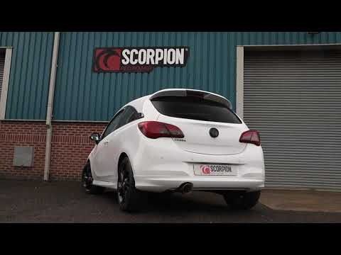 Scorpion cat-back udstødning til Opel Corsa E 1.4 (Non Turbo), video