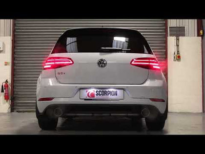 Scorpion cat-back udstødning til VW MK7.5 Golf GTI (Non-GPF Model), video