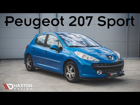 Maxton sideskørter til Peugeot 207 Sport – blank sort – video