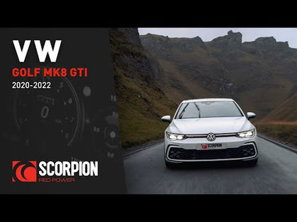 Scorpion GPF-back udstødning til VW MK8 Golf GTI – ikke-resoneret, video